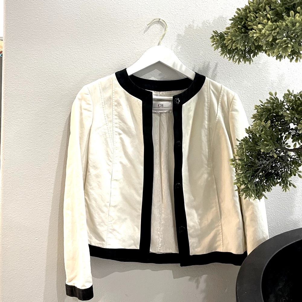 CH Carolina Herrera Crop Blazer